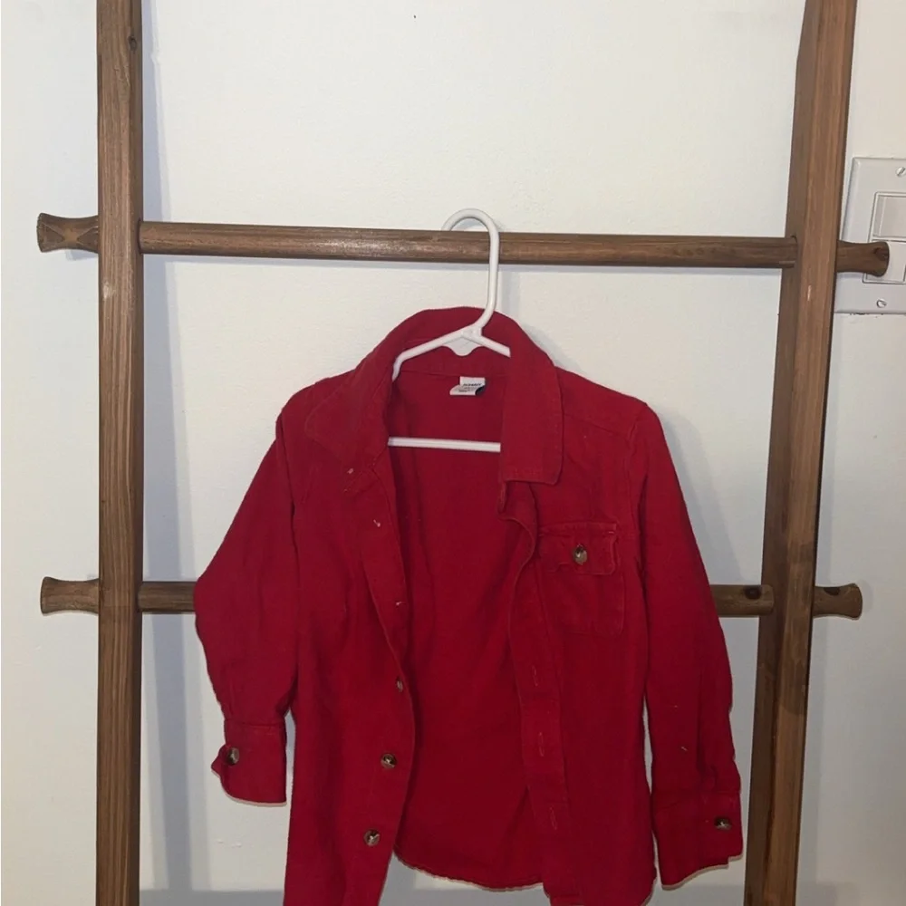 💙 5 for $25 💙 Old Navy Red Jacket Shacket